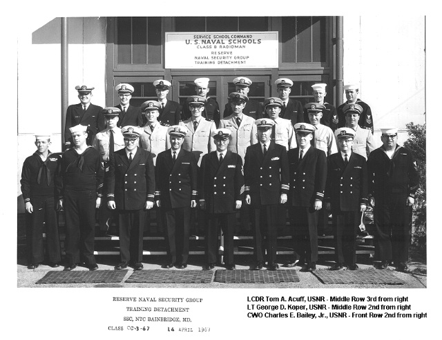 Bainbridge, Md. CT School Class OC-3-67  14 April 1967