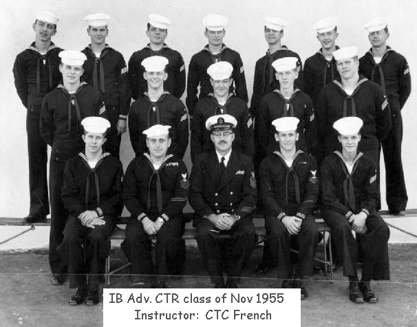 Imperial Beach (IB) Advanced Class 3B-56(R) November 1955 - Instructor: CTC French