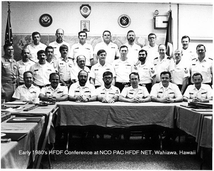 Early 1980's HFDF Conference at NCO PAC HFDF NET, Wahiawa, Hawaii