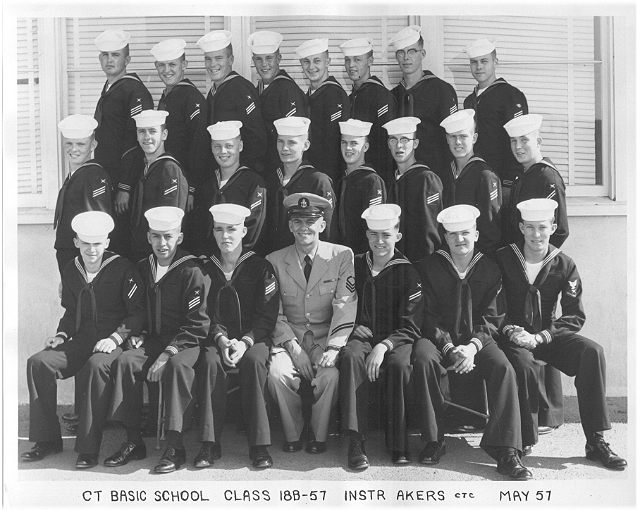 Imperial Beach CT School Basic Class 18B-57(R)  -  May 1957