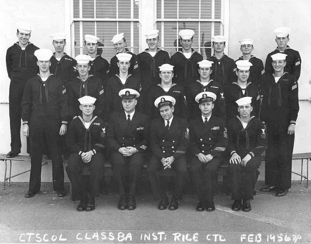 Imperial Beach (IB) Advanced Class 8A-56(R) Feb 1956 - Instructor CTC Claude Rice