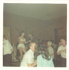 Navarine Club, NCTC Pensacola, summer of 1967.  Go-Go dancer!