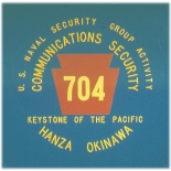 US Naval Security Group Activity, Hanza, Okinawa - COMSEC 704