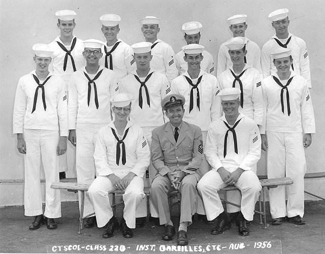 Imperial Beach CT School Class 22B-56(O) Aug 1956 - Instructor CTC Bareilles