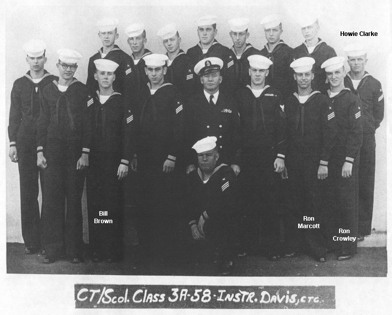 Imperial Beach (IB) Advanced Class 3A-58(R) Dec 1957 - Instructor CTC Davis