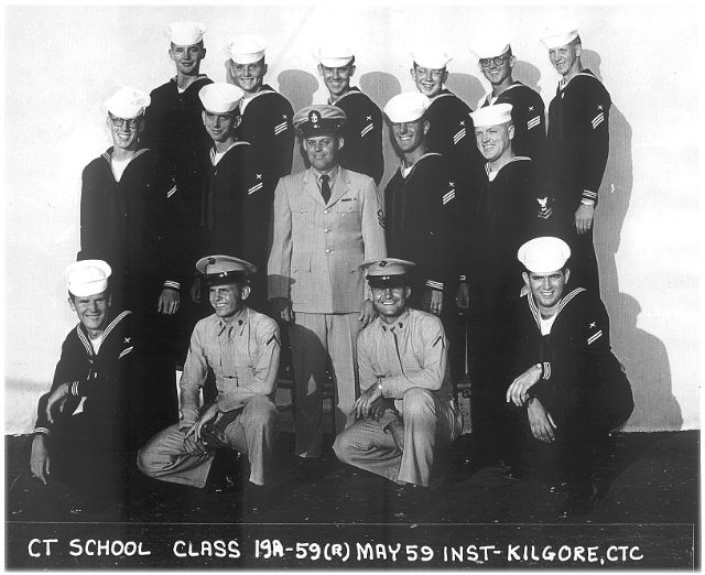 Imperial Beach (IB) Basic Class 19A-59(R) May 1959 - Instructor CTC Kilgore