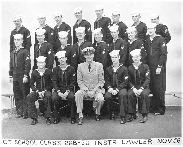 Imperial Beach (IB) Adv. Class 26B-56(R) Nov 1956 - Instructor: CTC L.J. Lawler