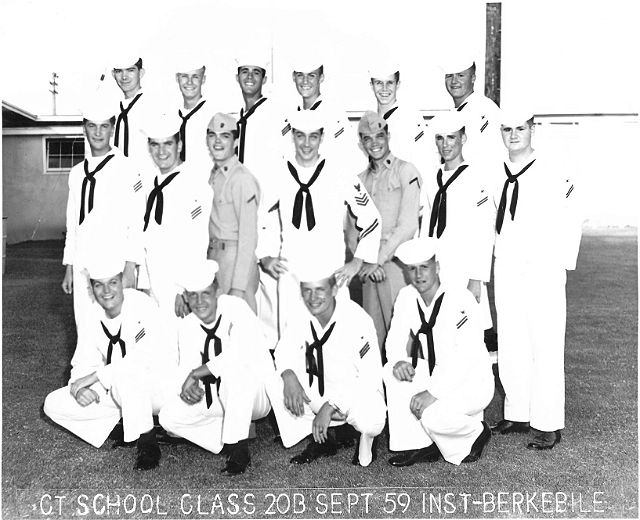 Imperial Beach (IB) Adv. Class 20B-59(R) Sept 1959 - Instructor CT1 Berkebile