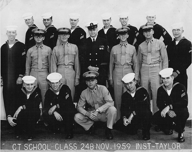 Adv. Class 24B-59(R) Nov 1959 - Instructor CTC Keith Taylor