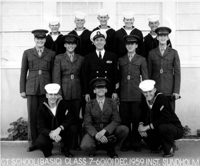 Imperial Beach (IB) Basic Class 7-60(O) Dec 1959 - Instructor CTCS Sundholm