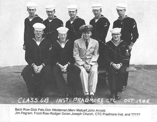 Imperial Beach (IB) Advanced Class 6B-56(O) Oct 1955 - Instructor CTC Pradmore