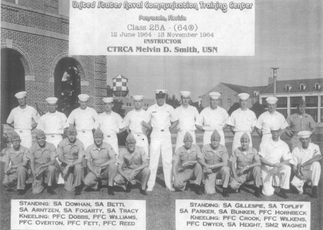 Corry Field CT School Advanced Class 25A Nov 1964 - Instructor:  CTCA Melvin D. Smith