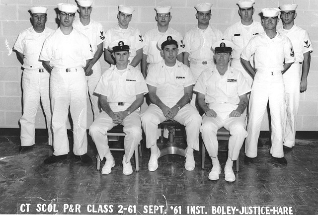 Corry Field P&R Class 2-61(P&R) Sep 1961 - Instructor CTC Boley, Justice, Hare