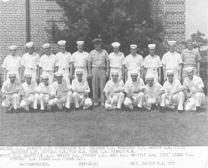 Corry Field Basic Class 03C-66(R) Oct 1965 - Instructor: CTC C.A. Carter
