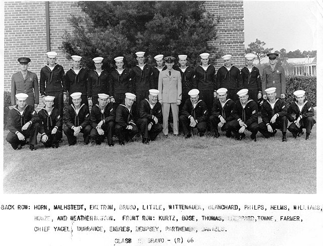 Corry Field CT School Basic Class 20B-66(R) Nov/Dec 1966 - Instructor: CTC Yagel