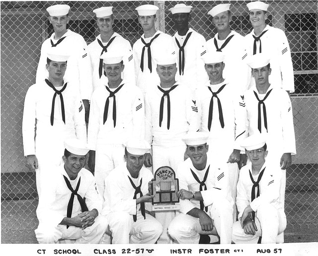 Imperial Beach (IB) CTO Class 22-57(O) of August 1957 - Instructor CT1 Foster