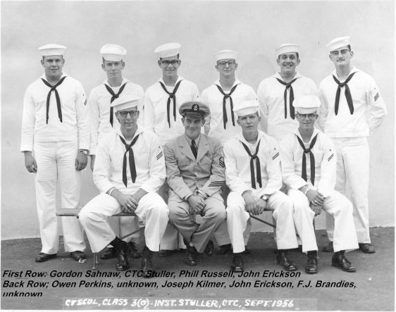 Imperial Beach (IB) Class 03-57(O) Sept 1956 - Instructor: CTC Stuller