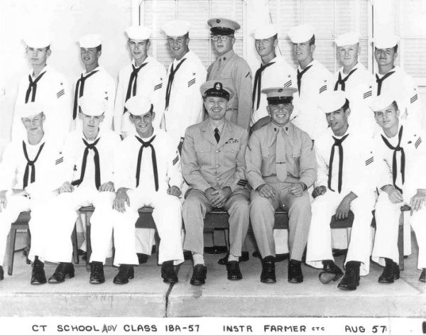 Imperial Beach (IB) Advanced Class 18A-57(R) Aug 1957 - Instructor CTC Farmer