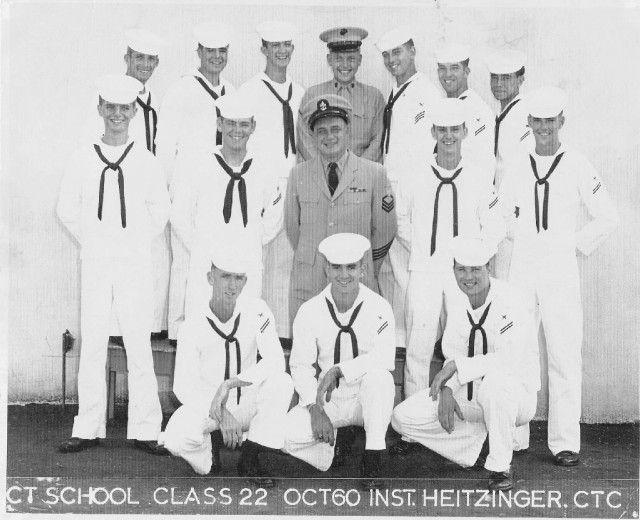 Imperial Beach (IB) Advanced Class 22-60(R) Oct 1960 - Instructor CTC Heitzinger
