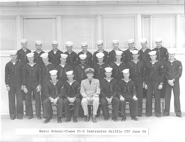 Imperial Beach (IB) Basic Class 21-2-56(R) June 1956 - Instructor CTC Griffin
