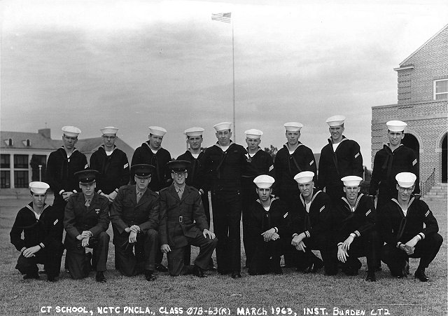 Corry Field (CTR) Adv Class 07B-63(R) March 1963 - Instructor CT2 Norm Burden