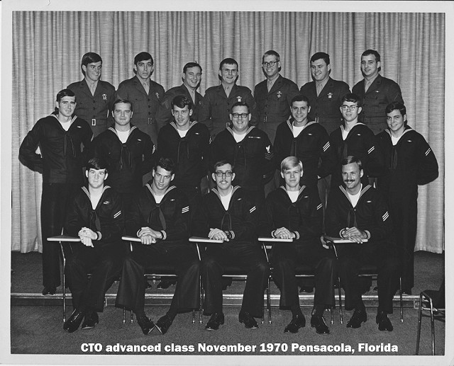 Corry Station CTO Advanced Class of Nov 1970 - Instructor: CTO1 Reese