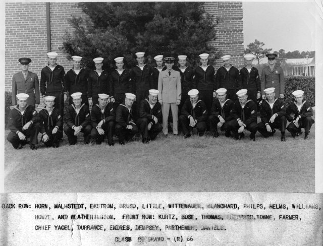 Corry Field CT School Basic Class 20B-66(R) Nov/Dec 1966 - Instructor: CTC Yagel