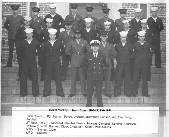 Corry Field CT School Basic Class 13B-64(R) Feb 1964 - Instructor:  CTC Mackey