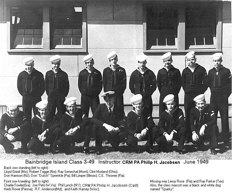 Bainbridge Island CT School Class 3-49  -  June 1949