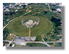 Aerial view of CDAA at Hanza, Okinawa