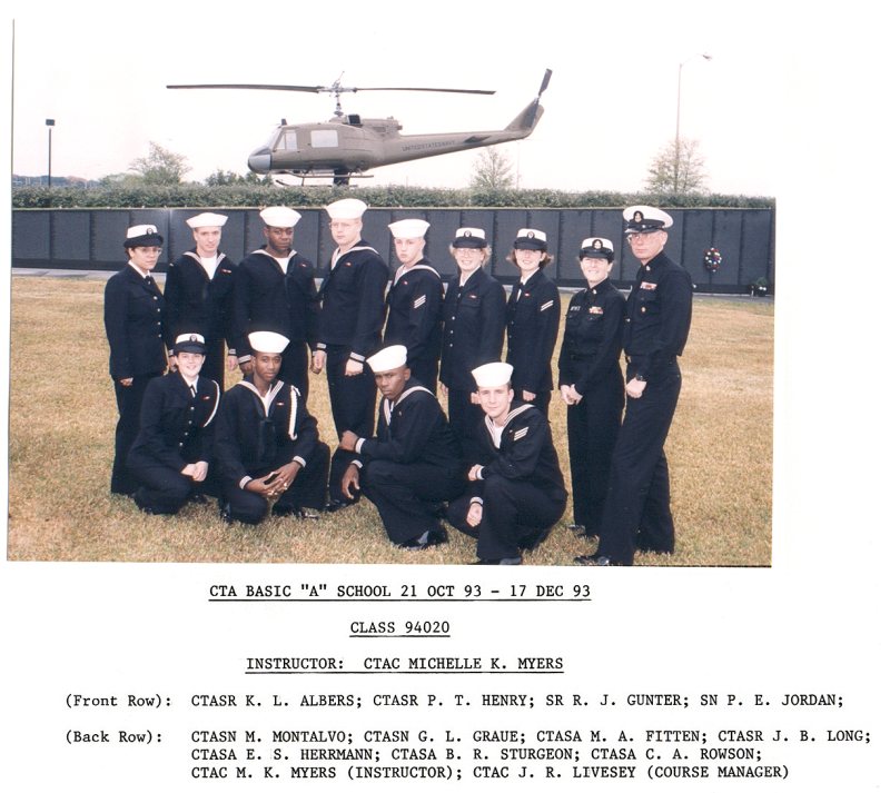 Corry CT School Class 94020 (A) - December 1993