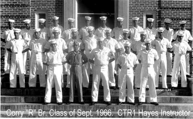 Corry Field CT School Advanced Class xx-66(R) Sep 1966 - Instructor:  CTR1 Hayes