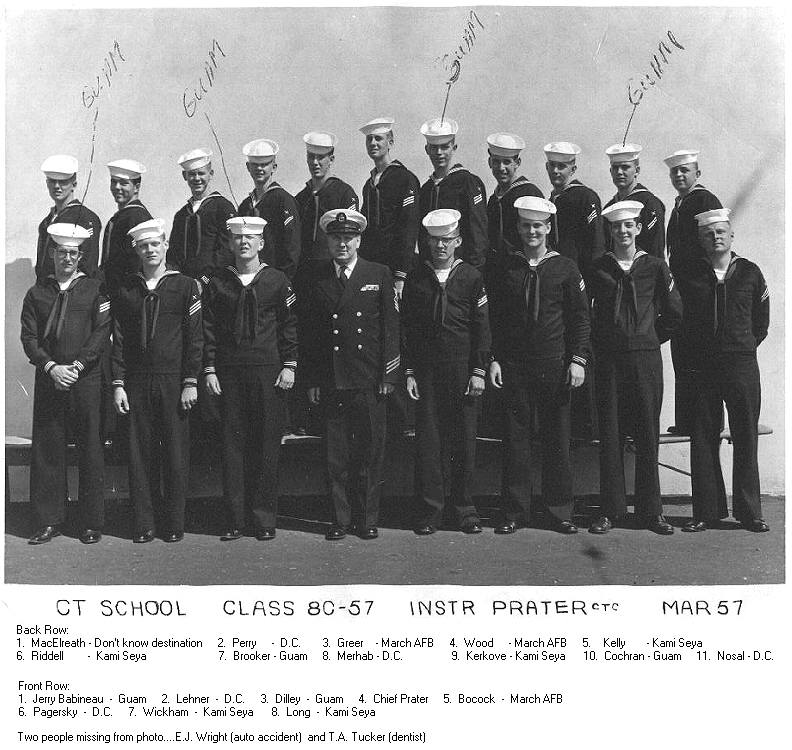 Imperial Beach CT School Class Advanced 8C-57(R) - April 1957