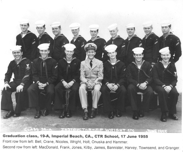 Imperial Beach CT School Adv. Class 19A-55(R)  -  June 1955