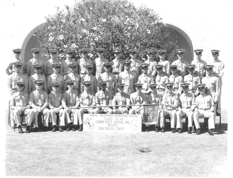 San Diego MCRD School Class 10-63(MOS 2571/2533) - 1963