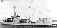 USS Banner prior to retrofit