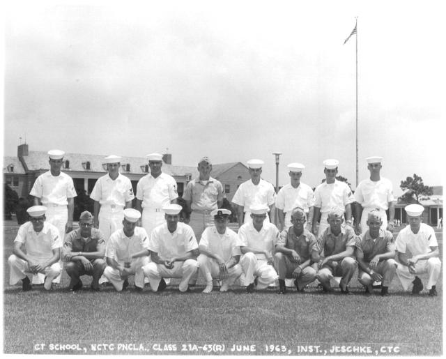 Corry Field CT School Basic Class 21A-63(R) June 1963 - Instructor:  CTC Jeschke