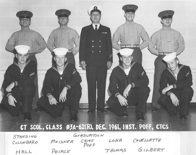 Corry Field Advanced Class 03A-62(R) Dec 1961 - Instructor: CTCS Poff