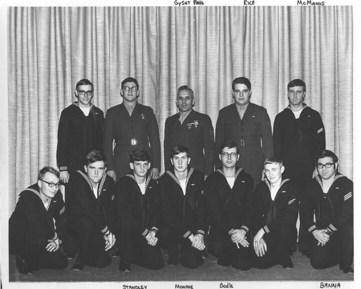 Corry Field CT School Advanced Class xx-71(O) Feb 1971- Instructor:  GySgt Paul