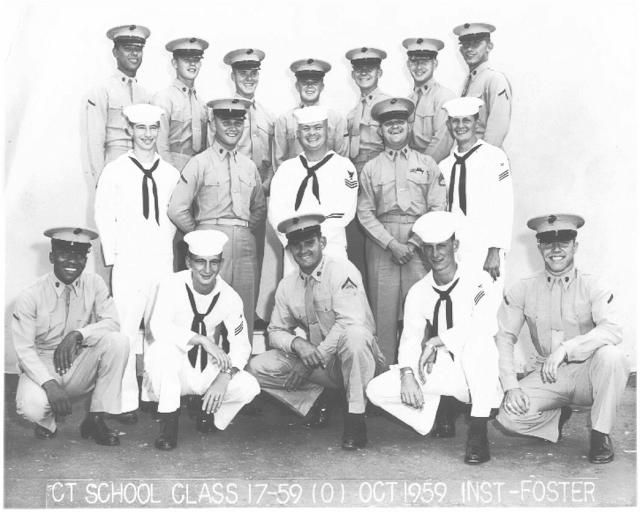 Imperial Beach (IB) Adv Class 17-59(O) Oct 1959 - Instructor CT1 Foster