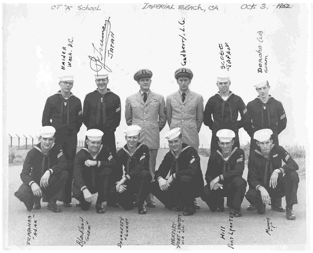 Imperial Beach (IB) Class ?-52(O) Oct 1952 - Instructor CTC Unknown