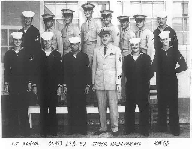 Imperial Beach (IB) Adv. Class 12A-58(R) May 1958 - Instructor CTC Hamilton