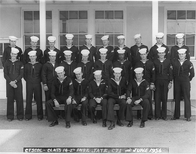 Imperial Beach (IB) Advanced Class 16-2-56(R) June 1956 - Instructor CT1 Tate