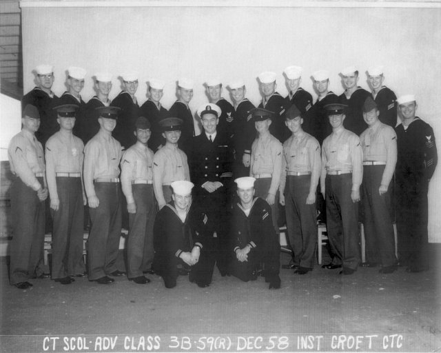 Imperial Beach (IB) Advanced Class 3B-59(R) Dec 1958 - Instructor CTC Croft
