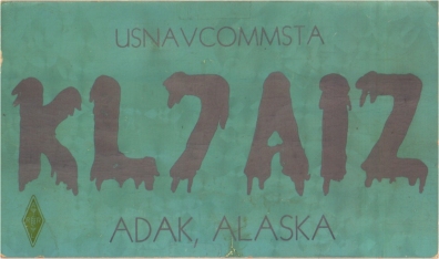 KL7AIZ ... Adak, Alaska