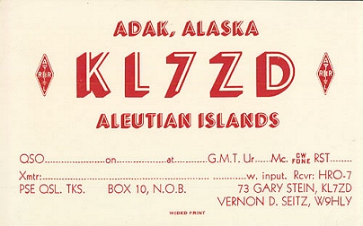 KL7ZD ... Adak, Alaska