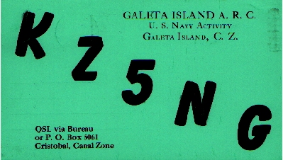 KZ5NG - Galeta Island, Canal Zone