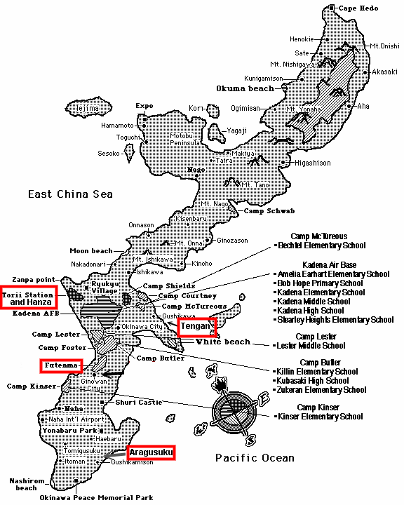 Okinawa Map Military Bases