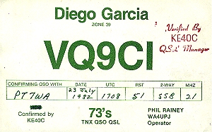 VQ9CI Diego Garcia .. circa 1982
