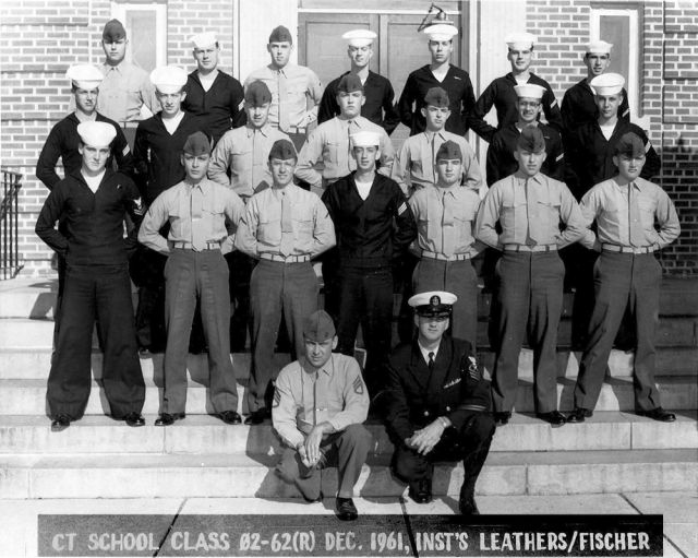 Corry Field Advanced Class 02-62(R) Dec 1961 - Instructors: CTC Leathers/SSGT Fischer, USMC